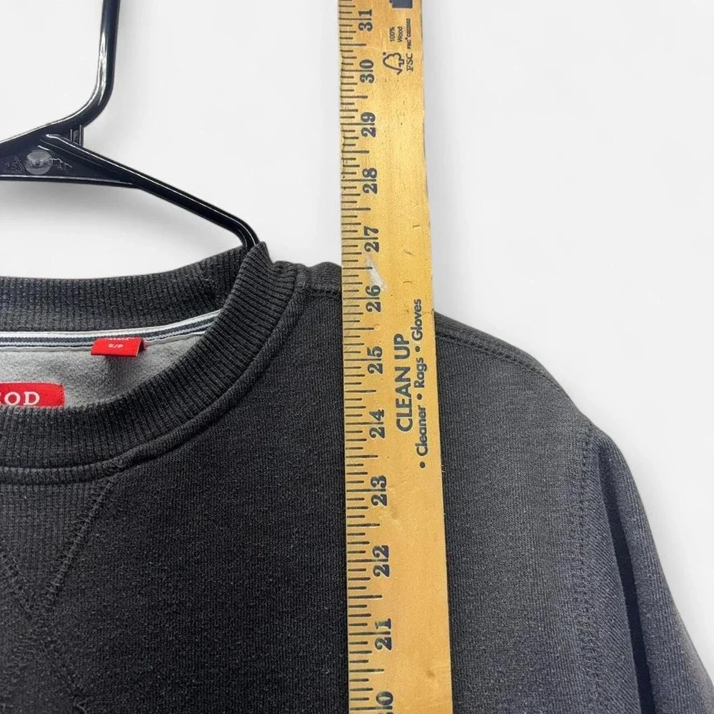 IZOD Advantage Sport Mens Crewneck Sweatshirt Gray Fleece Pullover Small